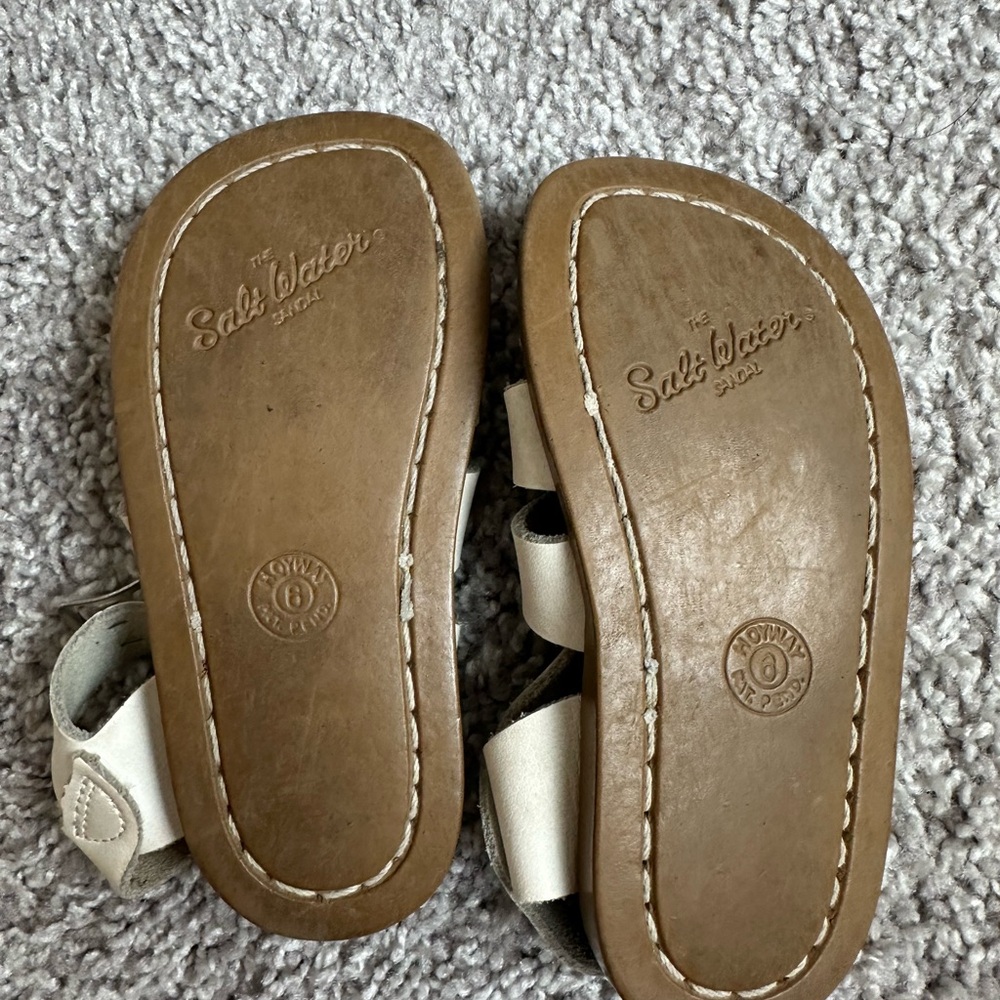 Salt Water Sandals by Hoy - White Kids Sandals - Picture 2 of 2